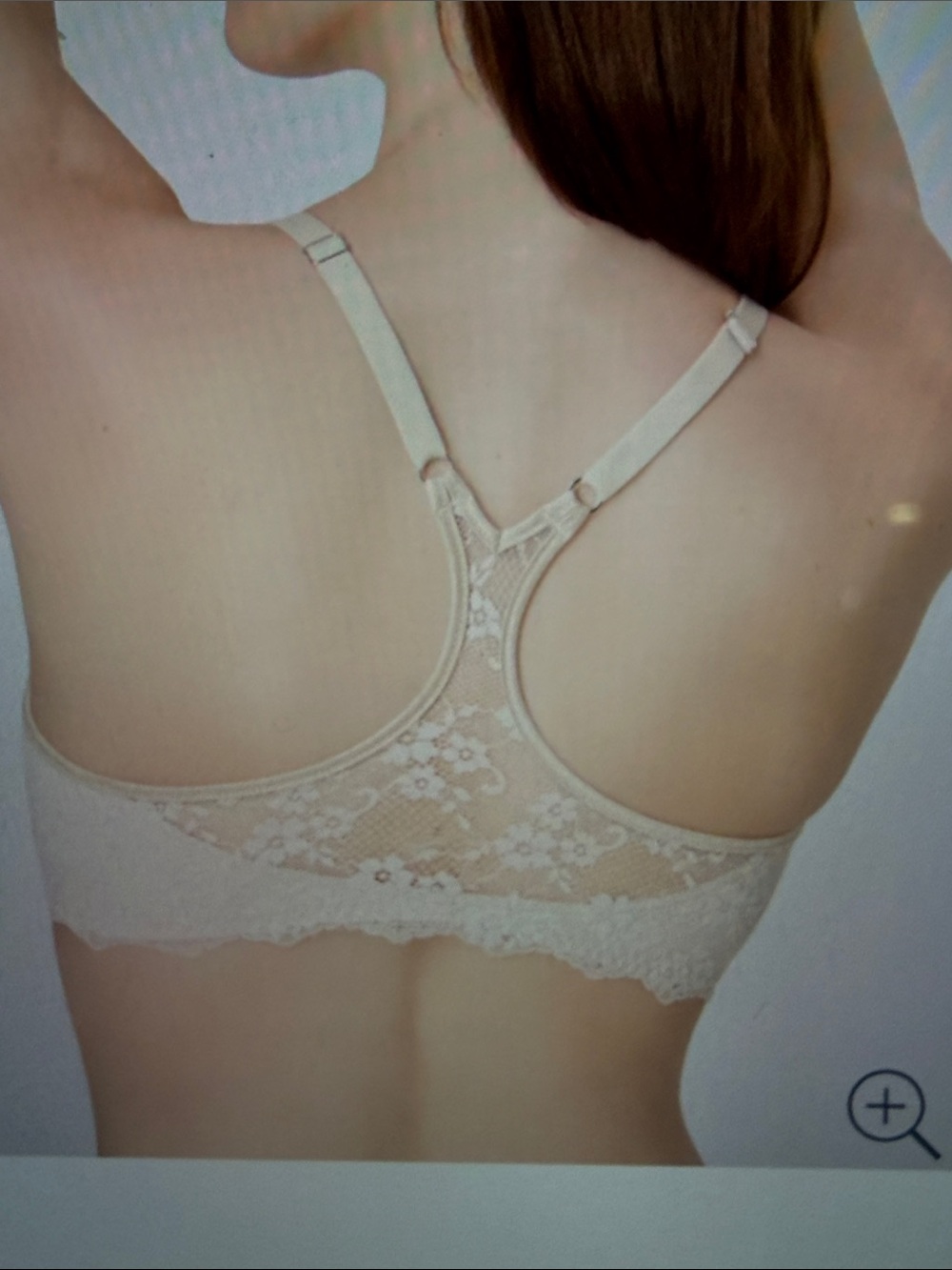 Maidenform Cream Polka Dot T-Shirt Bra